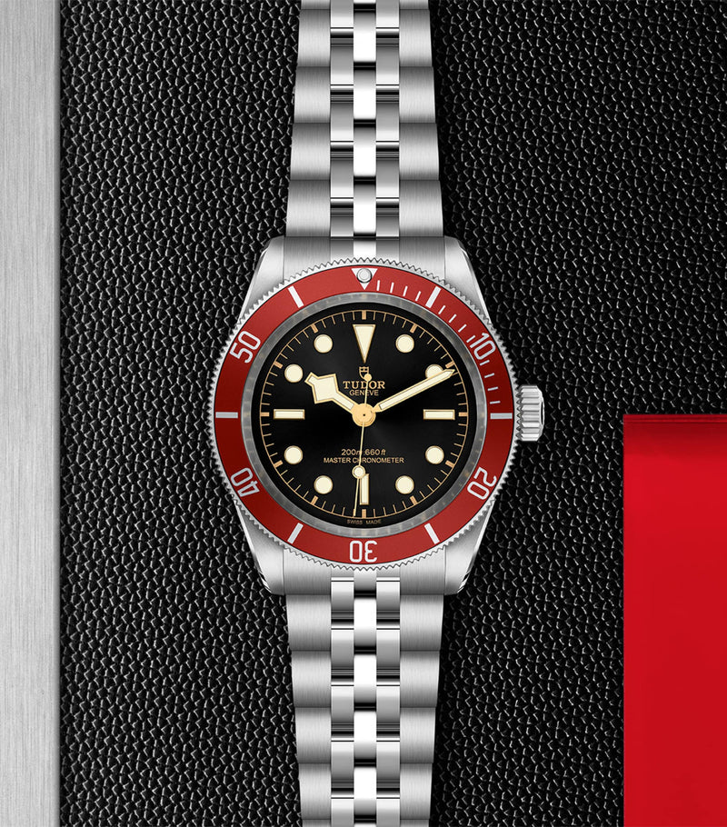 Tudor Black Bay stainless steel watch 41mm (British brand)