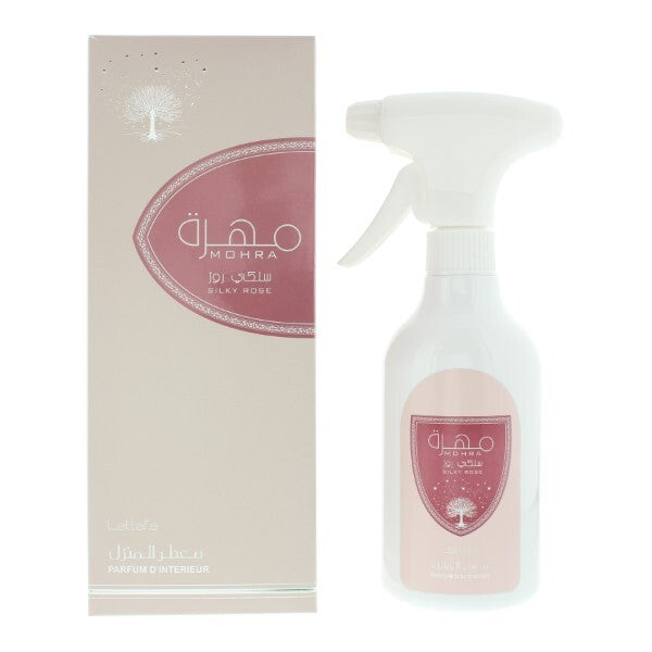 Lattafa Mohra Silky Rose Room Spray 450ml, UK version