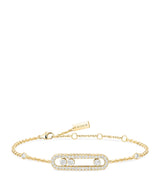 Harrods Messika Move Classique Yellow Gold and Diamond Baby Bracelet 0.29ct- Buy online at McGrocer