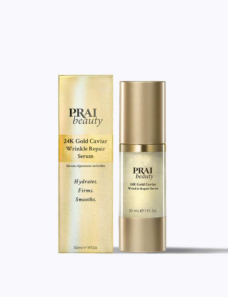 PRAI 24K Gold Wrinkle Repair Face Serum 30ml, UK version