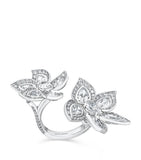 David Morris white gold English Garden Phoenix ring, UK version