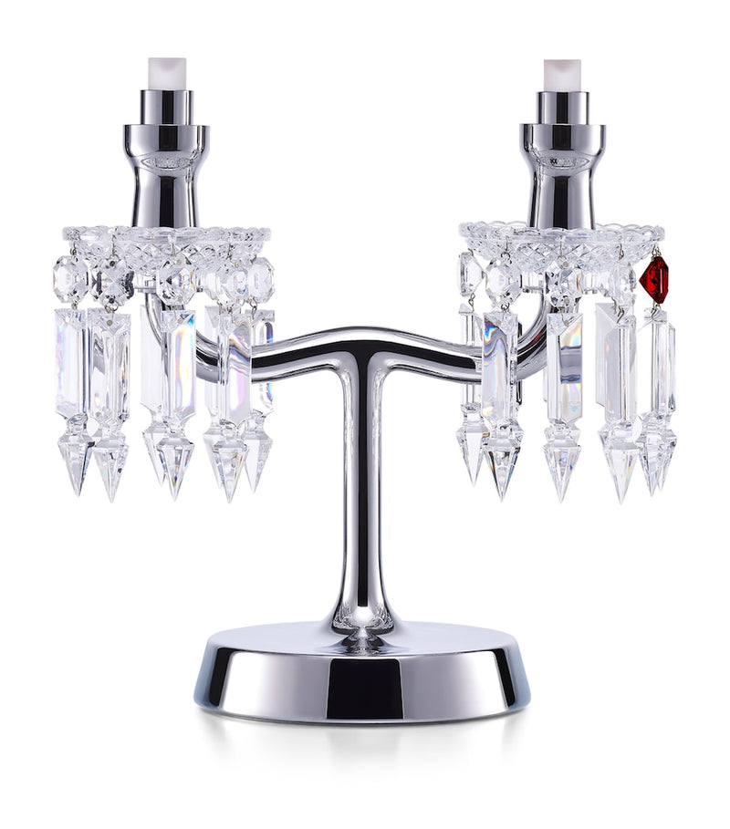 Baccarat Zénith Nomade chrome table lamp 37cm (British brand)