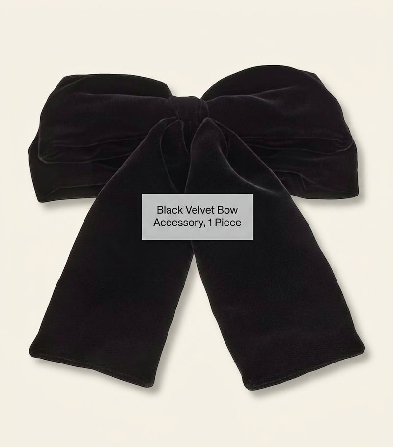 Balenciaga velvet hair bow oversized BB emblem, imported from the UK