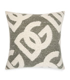 Dolce&Gabbana Casa wool-silk-cashmere logo cushion 50cm x 50cm - British product