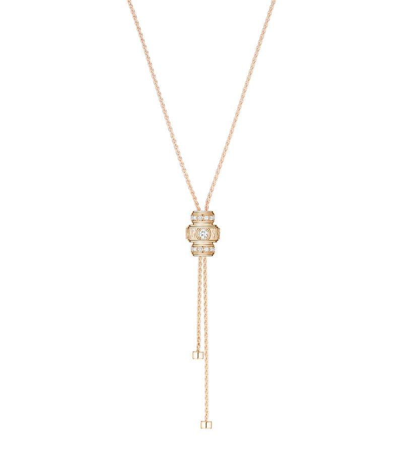 Piaget Possession pendant necklace rose gold and diamond (British brand)
