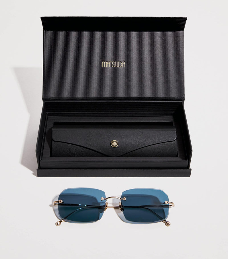 Matsuda M5004 square-frame sunglasses (British brand)