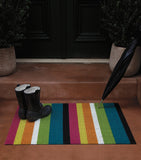 Chilewich Bold Stripe Shag Utility Mat 61cm x 91cm - British product