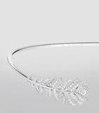 Boucheron Plume de Paon white gold diamond necklace - British product