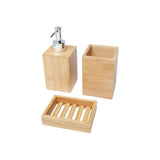 Superdrug Bullet Hedon Bamboo 3-Piece Bathroom Accessory Set- Buy online at McGrocer