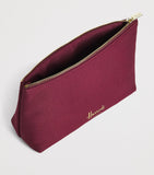 Harrods small cotton logo cosmetics bag, UK version