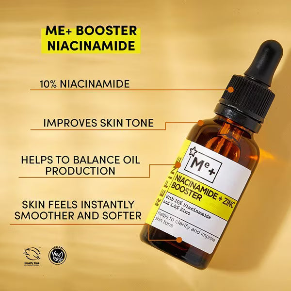 Me+ Niacinamide Booster 100ml serum, imported from the UK