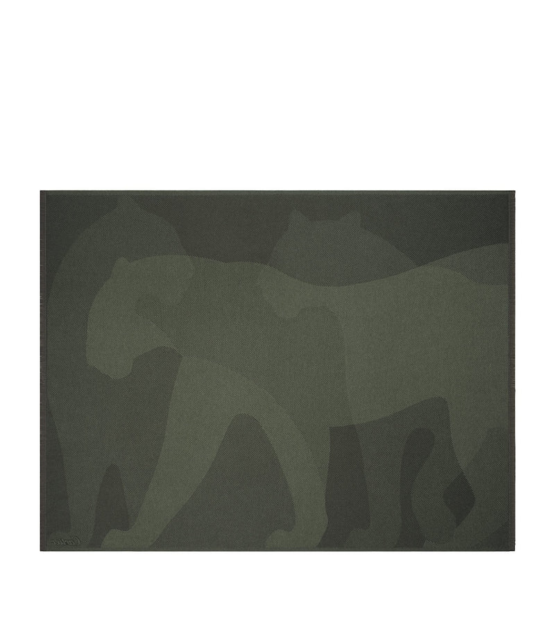 Cartier Wool-Cashmere Panthère Blanket 190cm x 140cm - British product