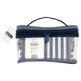 Superdrug Superdrug Navy Large PVC Makeup Bag for Travel- Buy online at McGrocer