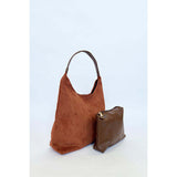 Superdrug SVNX Suede Hobo Shoulder Bag in Tan- Buy online at McGrocer