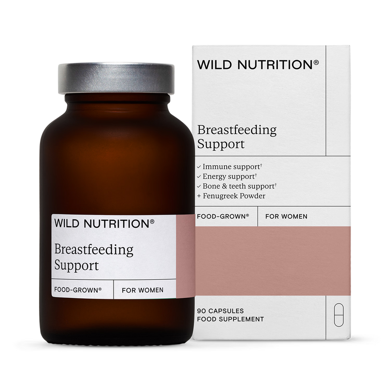 Wild Nutrition Food Grown Breastfeeding Support Women 90 Capsules (British brand)