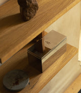 Harrods Stainless Steel Coffee Capsule Storage Case, 7.5cm x 16cm x 7cm- Buy online at McGrocer