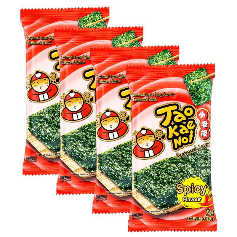 Tao Kae Noi spicy seasoned laver, UK version