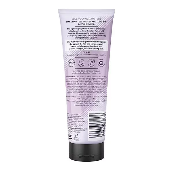 Charles Worthington Thicker Conditioner 250ml - British product