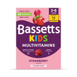 Holland & Barrett Bassetts Kids Multivitamins 3-6 Strawberry 60 Gummies- Buy online at McGrocer