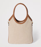 Miu Miu Canvas-Leather Ivy tote bag - British product