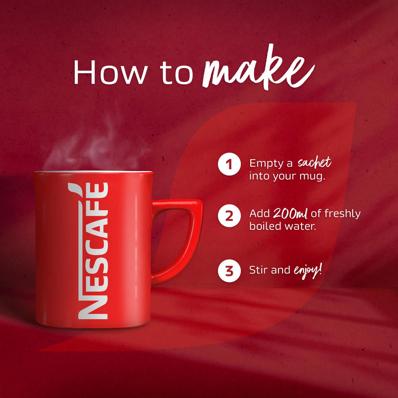 Nescafe Original 3 in 1 instant coffee sachets 192g - British product