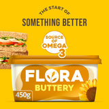 Flora Buttery spread alternative to butter 450g, imported from the UK