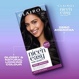 Clairol Nice'N Easy Tone+Gloss Black 200/83 hair dye - British product