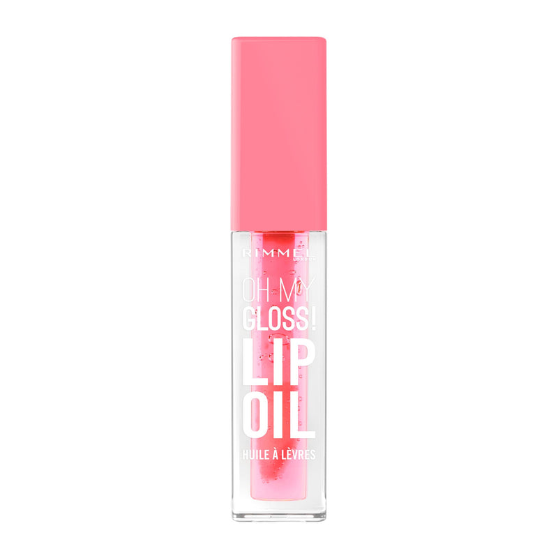 Rimmel London Oh My Gloss Lip Oil 001 Pink Flush, imported from the UK
