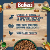 Bakers Puppy Dry Dog Food Chicken and Veg 2.85kg, UK version