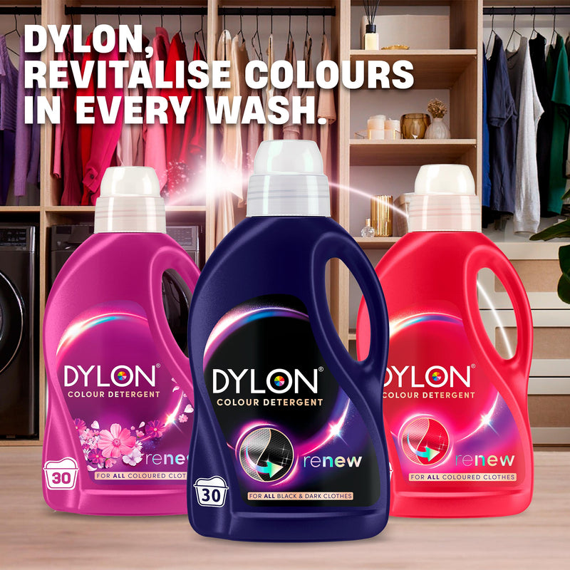 Dylon Renew Black and Dark laundry detergent 1.5L (British brand)