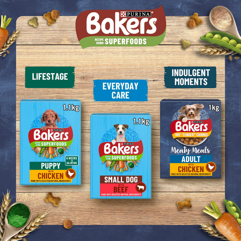 Bakers dry dog food chicken 2.7kg (British brand)
