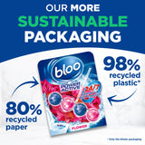 Bloo Power Active flower rim blocks 2x50g, imported from the UK