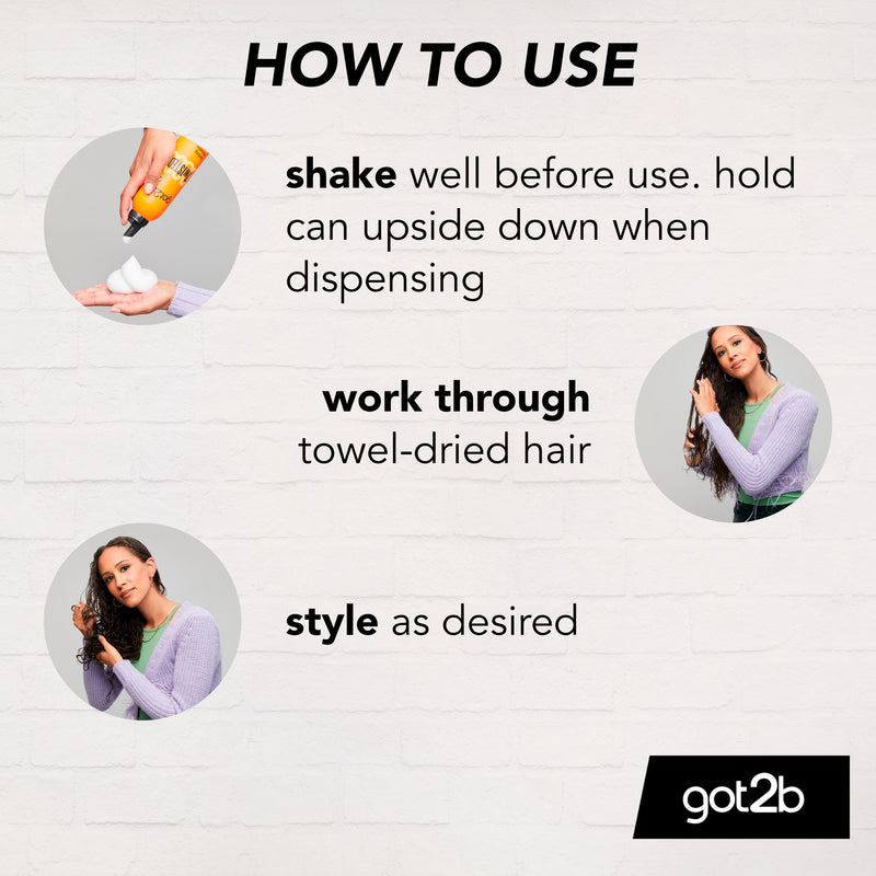 Got2b Twisted Curling Mousse 250ml - British product