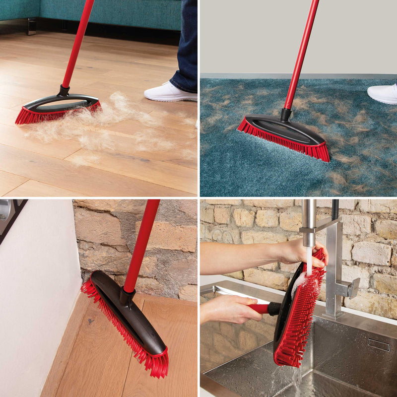 Vileda pet broom rubber bristles (British brand)