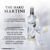 Suntory Haku Japanese vodka 70cl (British brand)