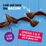 Bakers Sizzlers bacon dog treats 90g - British product