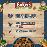 Bakers dry dog food chicken and veg 3kg, imported from the UK