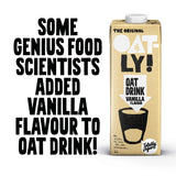 Oatly oat drink vanilla flavour 1L, imported from the UK