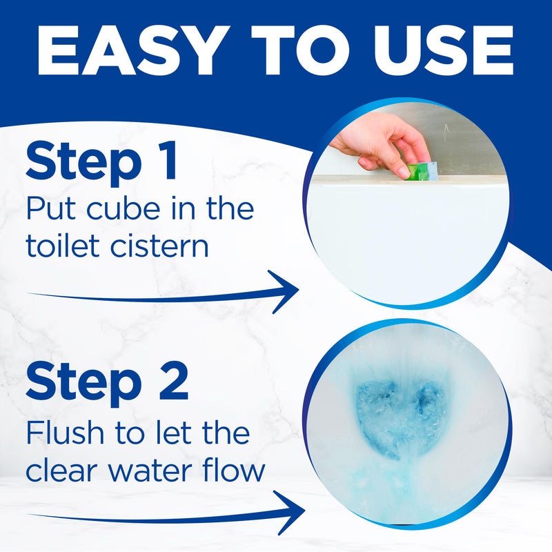 Bloo in cistern toilet blocks lemon 2x50g, UK version