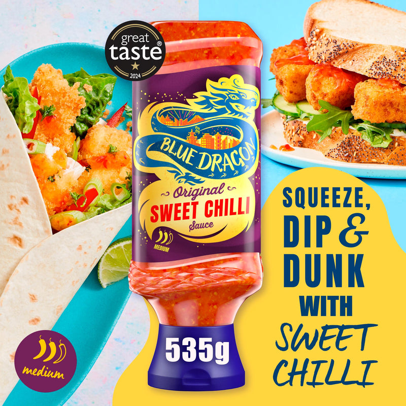Blue Dragon Sweet Chilli Dipping Sauce 535g - British product