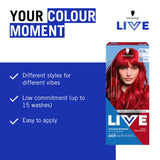 Schwarzkopf Pillar Box Red semi permanent hair dye, UK version