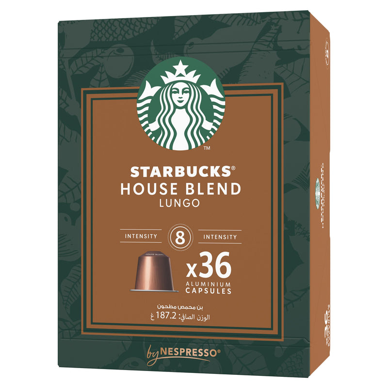 Starbucks Nespresso House Blend coffee pods 36 pack, UK version