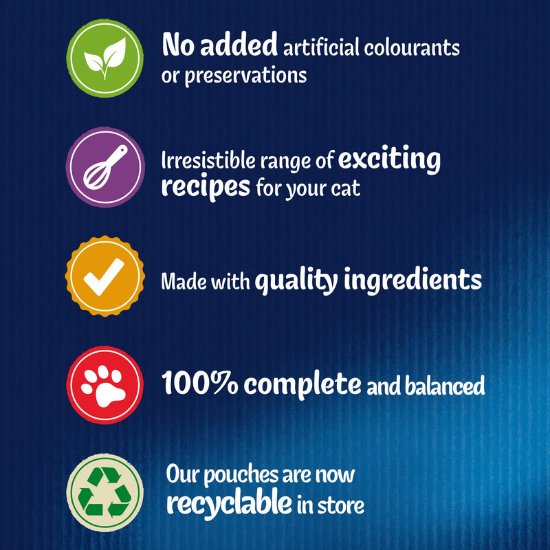 Felix wet cat food meaty selection jelly 12 pack - British product