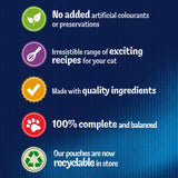 Felix wet cat food meaty selection jelly 12 pack - British product
