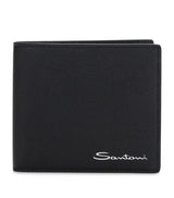 Harrods Santoni Textured Leather Wallet- Buy online at McGrocer