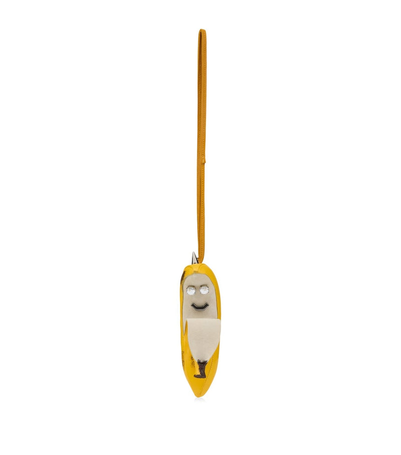 Christian Louboutin leather banana bag charm, imported from the UK