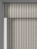 Emily Bond roller blinds Smoke Oscar Stripe - British product