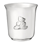 Christofle Charlie Bear silver-plated baby cup 7.5cm - British product