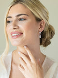 Ivory & Co Rose Gold Harrogate Classic Crystal Drop Earring