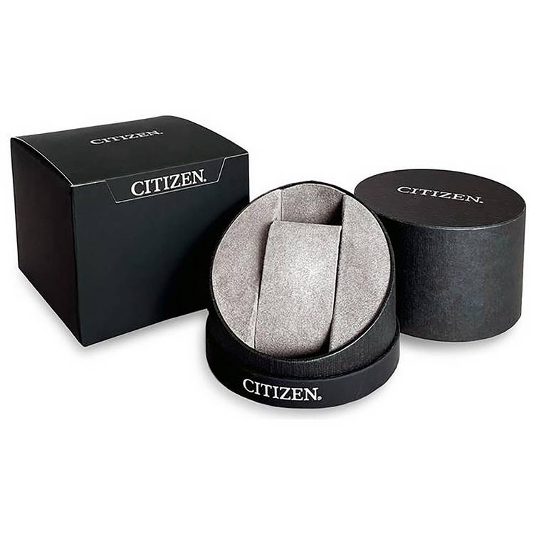 Citizen Eco-Drive analogue watch green canvas strap (British brand)